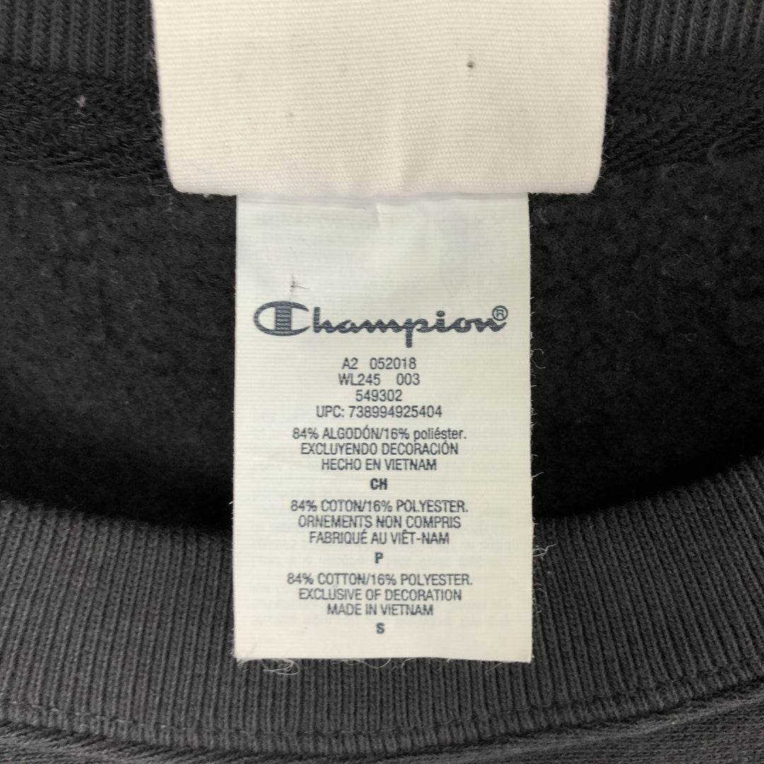 Champion REVERSE WEAVE Reverse Weave One Point Logo Sweatshirt Trainer Men's S cotton black type Vintage Second Hand