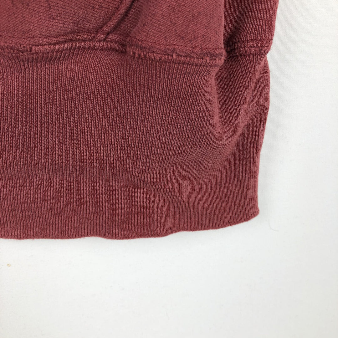 90'S Champion 3-Print College Sweatshirt Pullover Hoodie, Men's XL (Equivalent), Vintage unclear red type reddish brown Vintage Second Hand