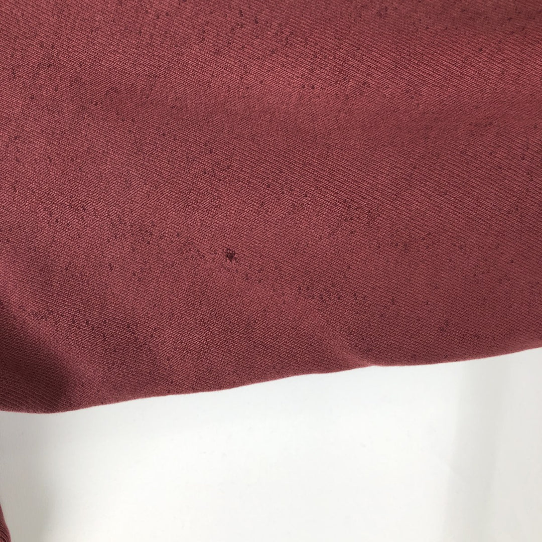 90'S Champion 3-Print College Sweatshirt Pullover Hoodie, Men's XL (Equivalent), Vintage unclear red type reddish brown Vintage Second Hand