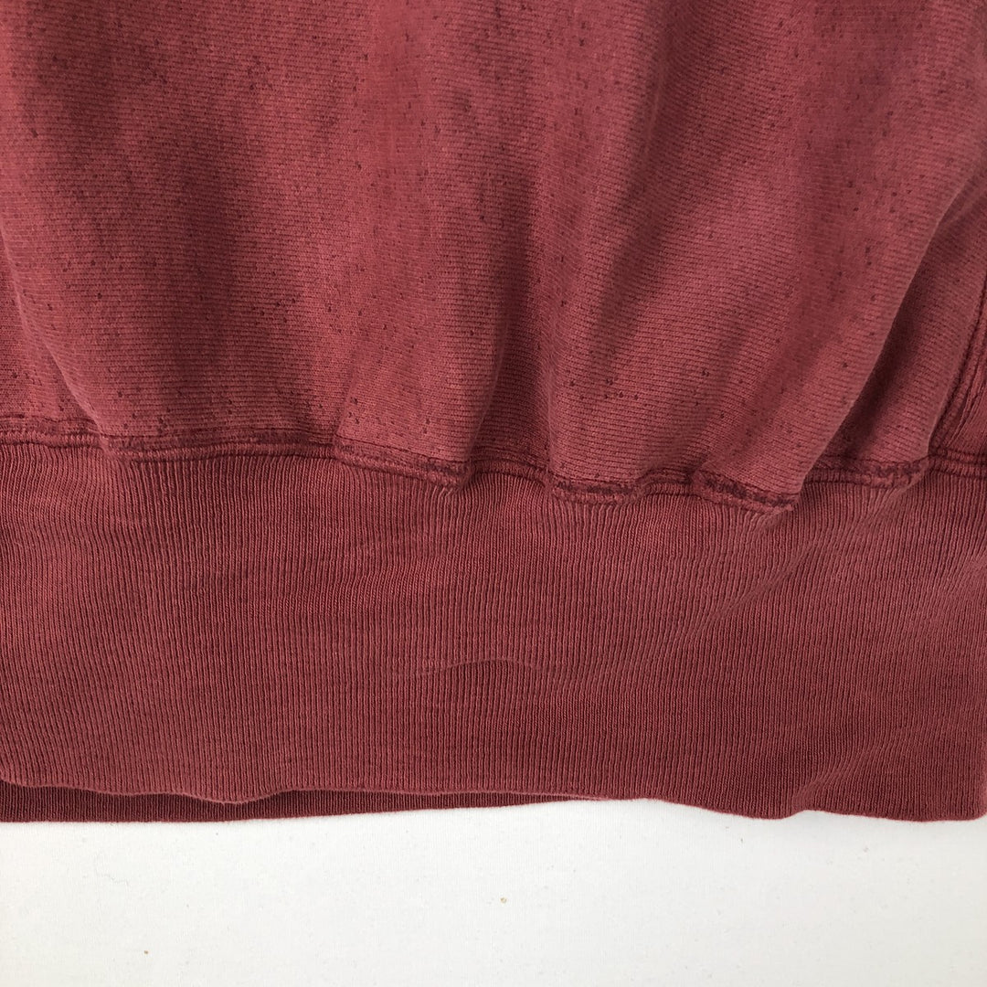 90'S Champion 3-Print College Sweatshirt Pullover Hoodie, Men's XL (Equivalent), Vintage unclear red type reddish brown Vintage Second Hand