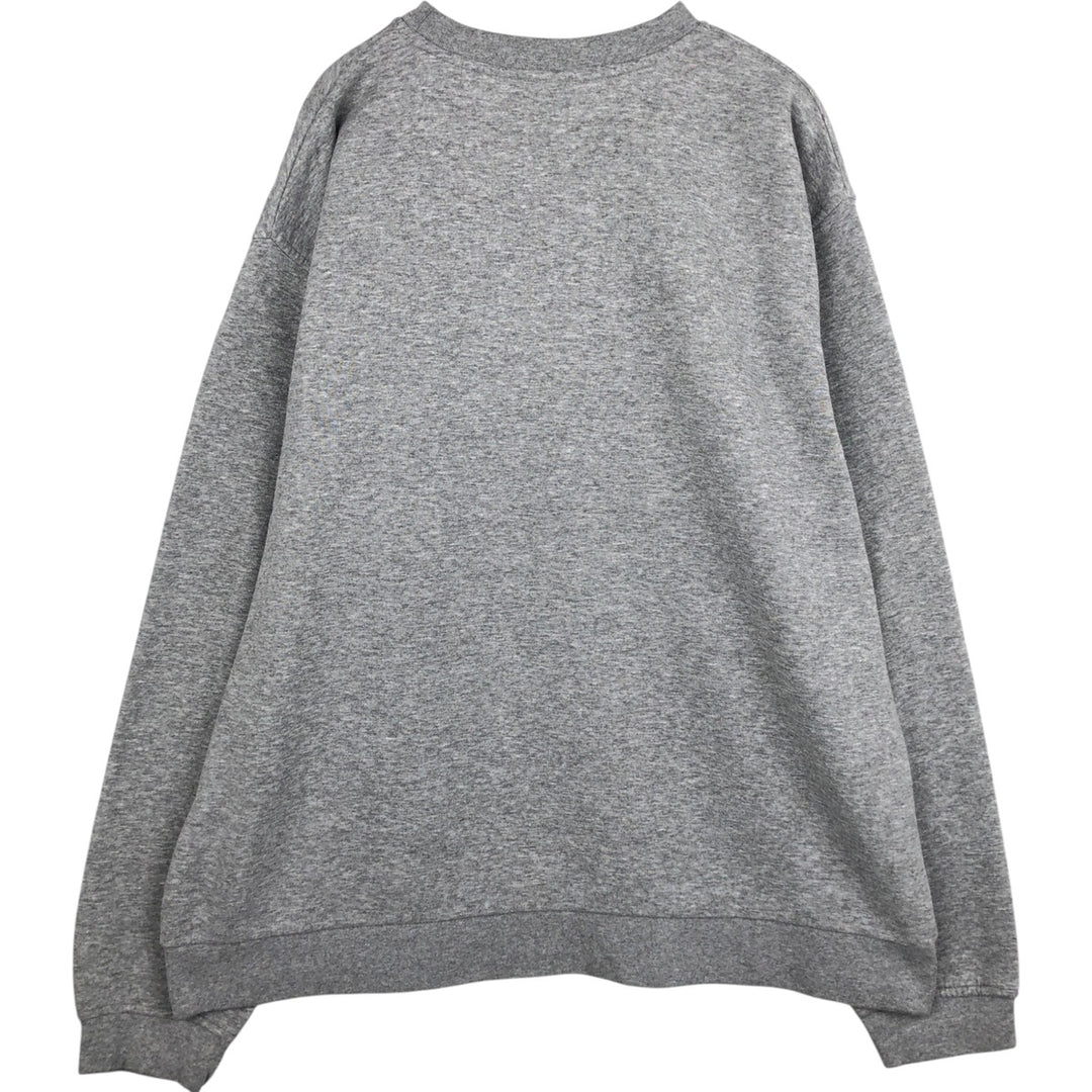 Timberland logo sweatshirt, men's size XL (approx.) cotton gray type Vintage Second Hand