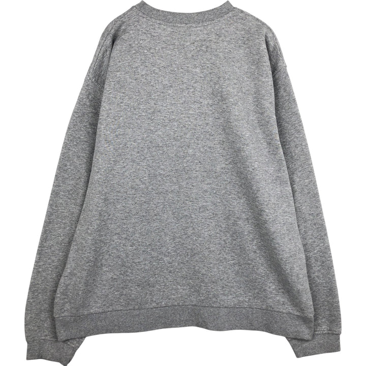 Timberland logo sweatshirt, men's size XL (approx.) cotton gray type Vintage Second Hand