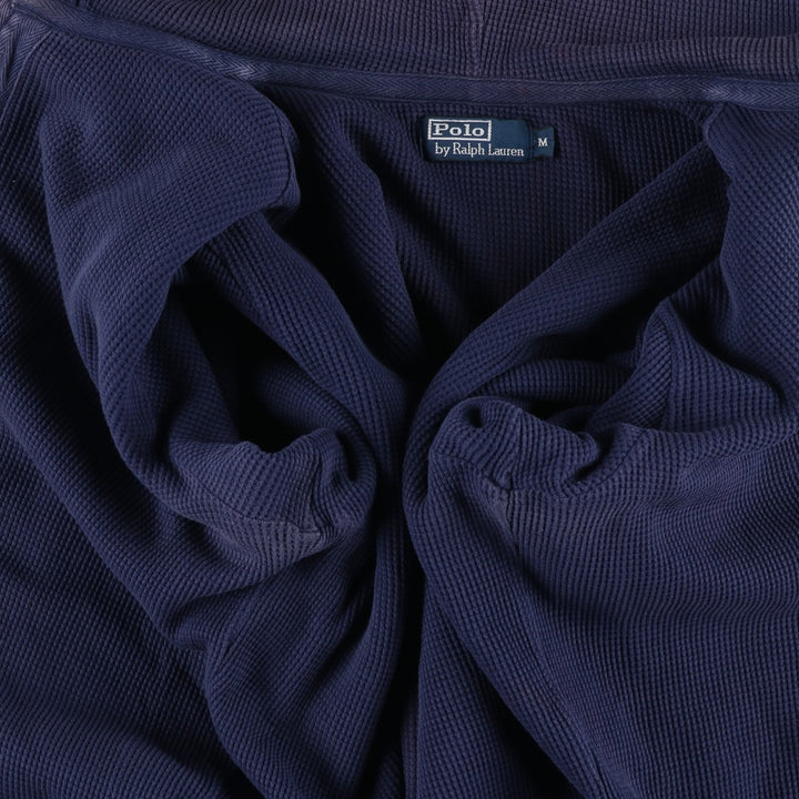 Ralph Lauren POLO by Ralph Lauren Sweat Full Zip Hoodie Men's M cotton navy blue type Vintage Second Hand