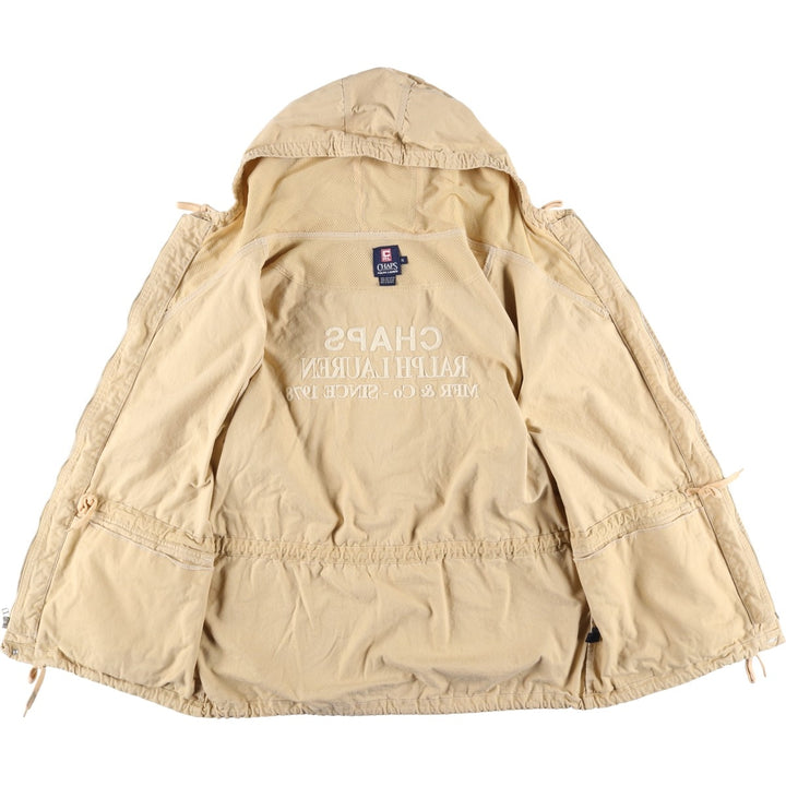 Ralph Lauren CHAPS cotton hoodie, men's size XL. cotton unbleached Vintage Second Hand