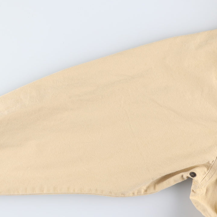 Ralph Lauren CHAPS cotton hoodie, men's size XL. cotton unbleached Vintage Second Hand