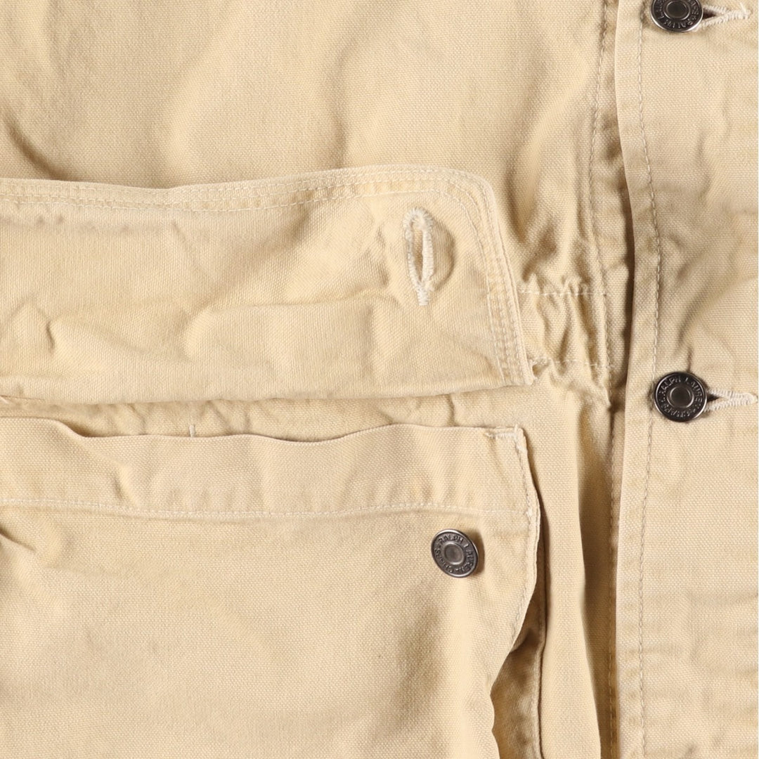 Ralph Lauren CHAPS cotton hoodie, men's size XL. cotton unbleached Vintage Second Hand