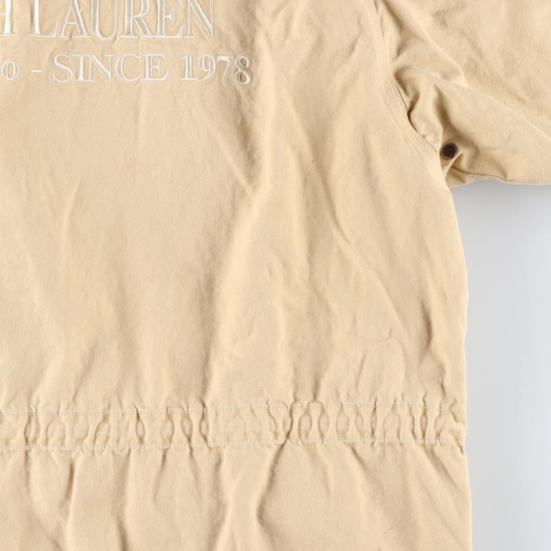 Ralph Lauren CHAPS cotton hoodie, men's size XL. cotton unbleached Vintage Second Hand