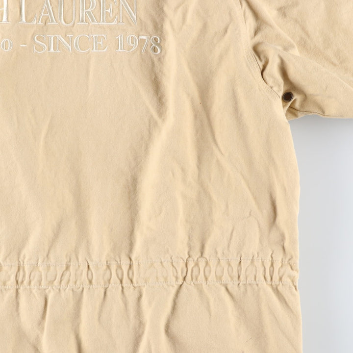 Ralph Lauren CHAPS cotton hoodie, men's size XL. cotton unbleached Vintage Second Hand
