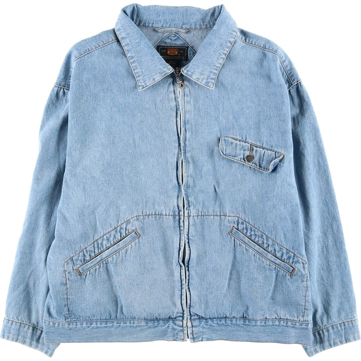 90'S ROUTE 66 Denim Jacket, Men's Size L (approx.), Vintage cotton blue type Vintage Second Hand