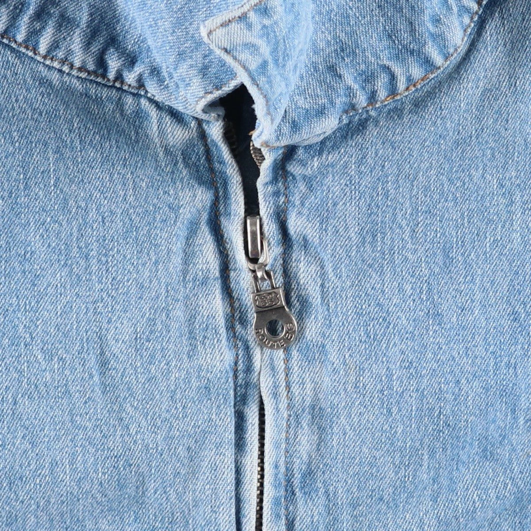 90'S ROUTE 66 Denim Jacket, Men's Size L (approx.), Vintage cotton blue type Vintage Second Hand