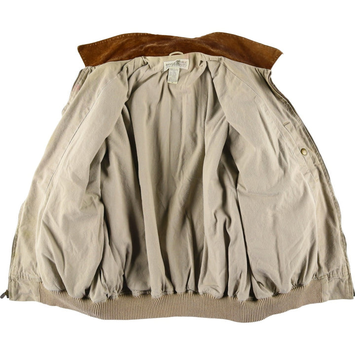 1980'S Banana Republic Cotton Jacket, Men's Size M (approx.), Vintage cotton Beige type Vintage Second Hand