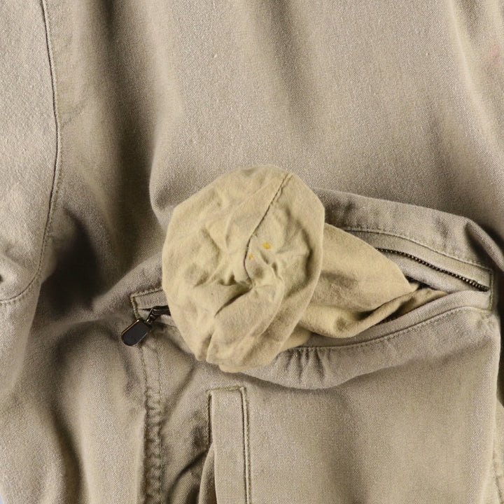 1980'S Banana Republic Cotton Jacket, Men's Size M (approx.), Vintage cotton Beige type Vintage Second Hand
