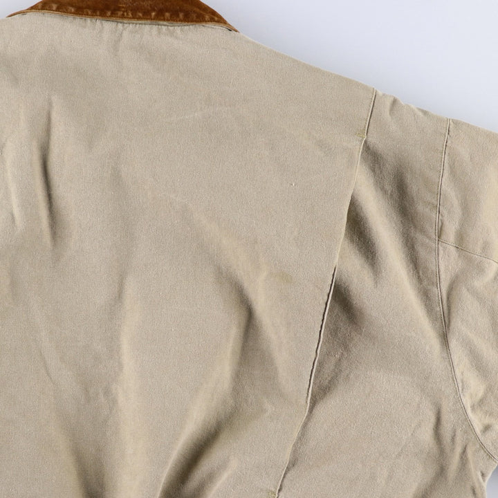 1980'S Banana Republic Cotton Jacket, Men's Size M (approx.), Vintage cotton Beige type Vintage Second Hand