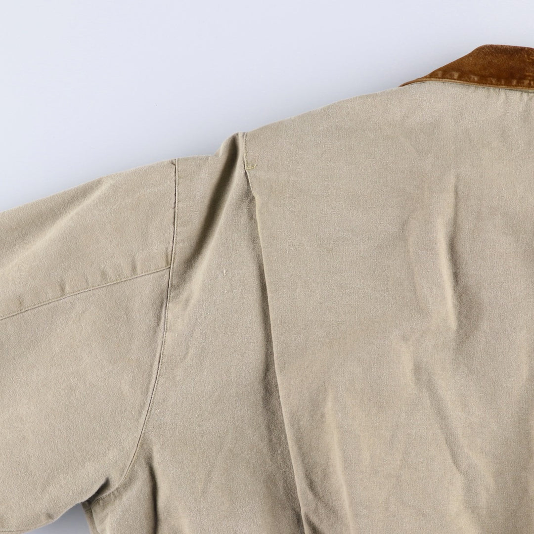1980'S Banana Republic Cotton Jacket, Men's Size M (approx.), Vintage cotton Beige type Vintage Second Hand
