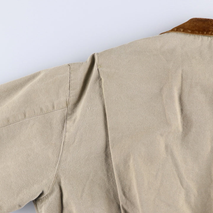 1980'S Banana Republic Cotton Jacket, Men's Size M (approx.), Vintage cotton Beige type Vintage Second Hand