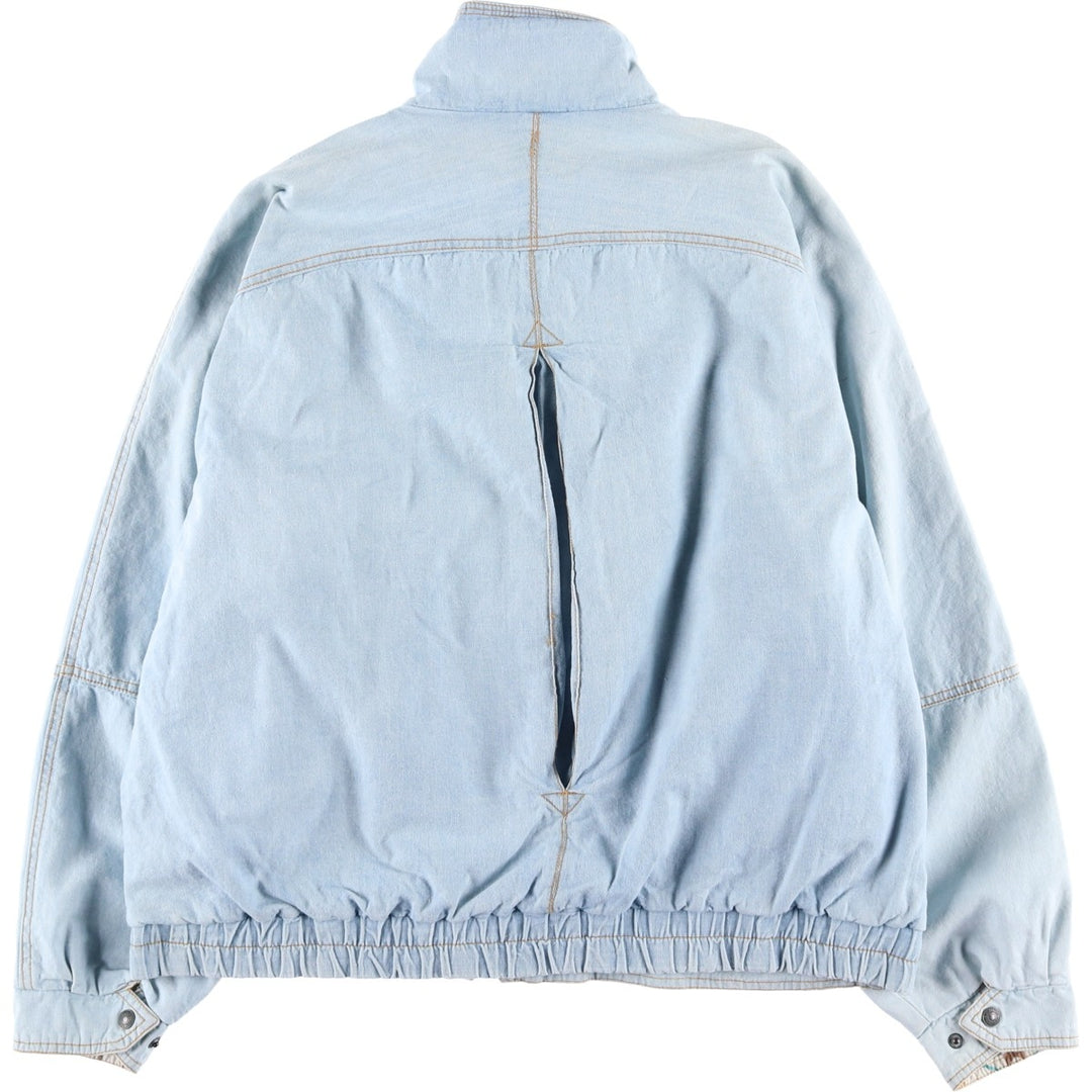 Levi's Western Wear Native Pattern Denim Jacket, Men's Size XL (approx.) cotton blue type Vintage Second Hand
