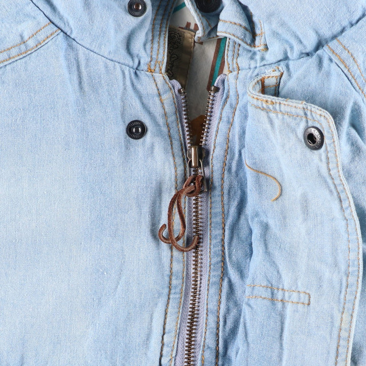 Levi's Western Wear Native Pattern Denim Jacket, Men's Size XL (approx.) cotton blue type Vintage Second Hand