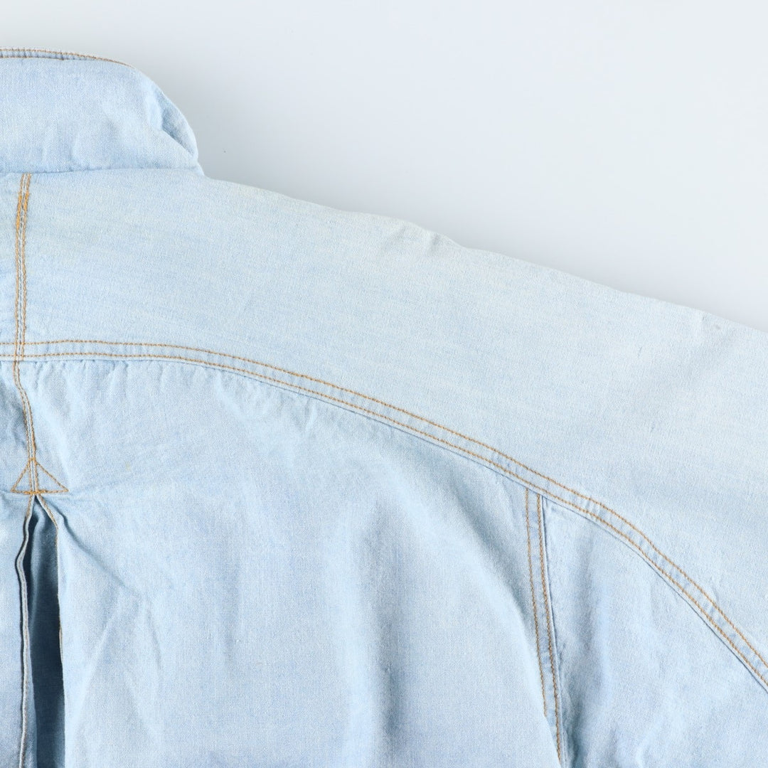 Levi's Western Wear Native Pattern Denim Jacket, Men's Size XL (approx.) cotton blue type Vintage Second Hand
