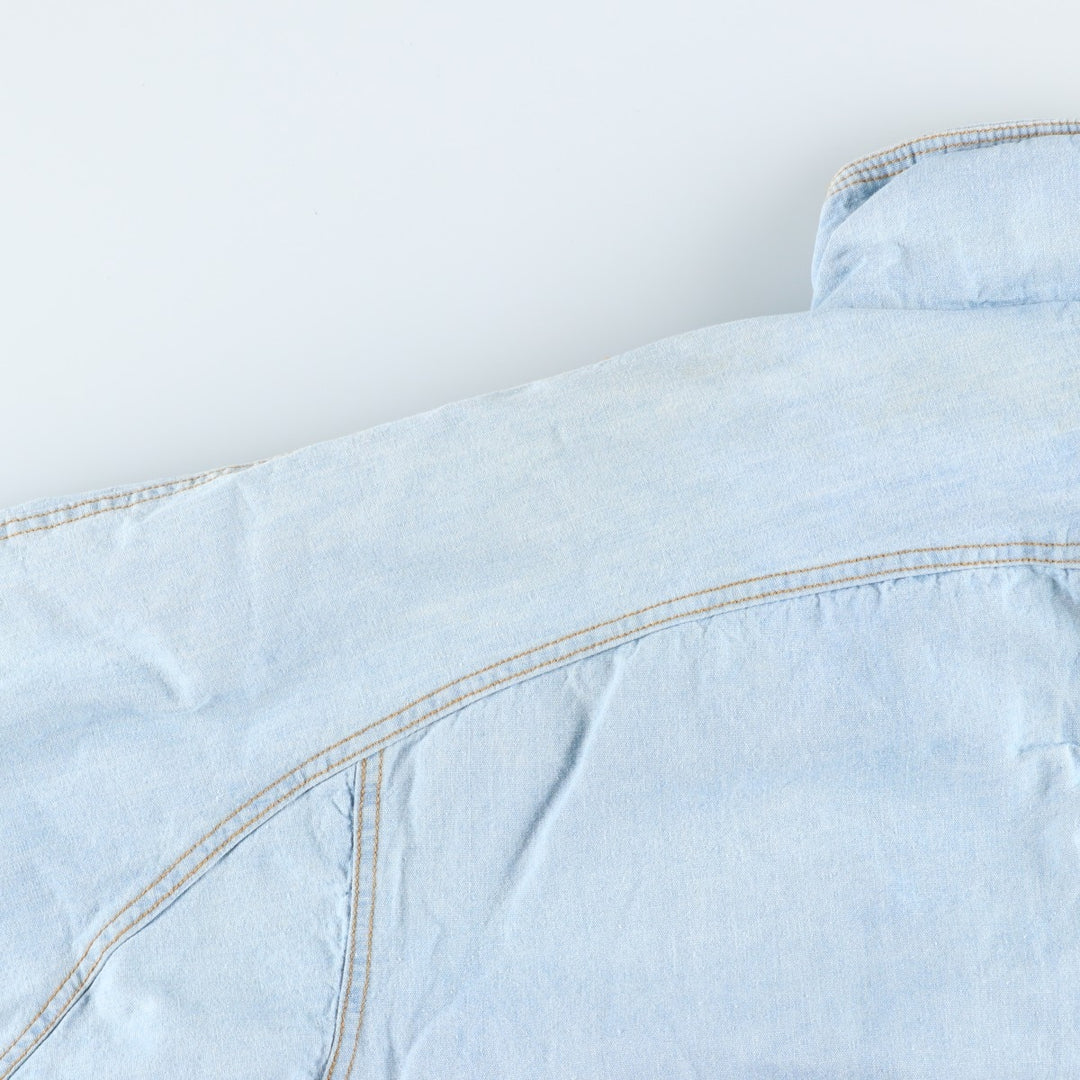Levi's Western Wear Native Pattern Denim Jacket, Men's Size XL (approx.) cotton blue type Vintage Second Hand
