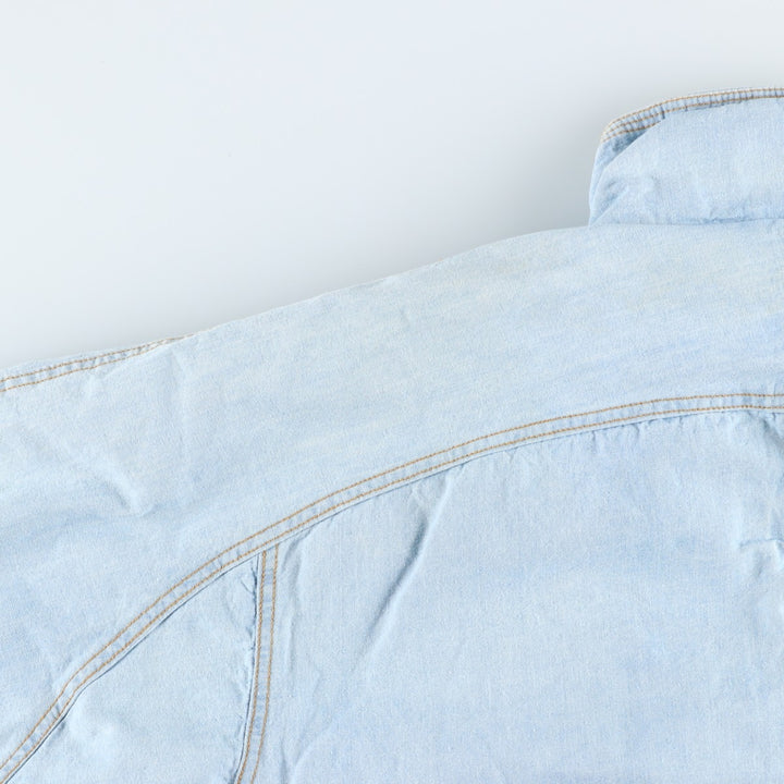 Levi's Western Wear Native Pattern Denim Jacket, Men's Size XL (approx.) cotton blue type Vintage Second Hand