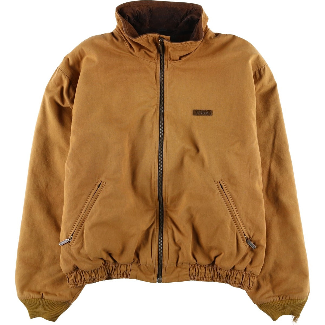 1990'S LLBean Men's XL Vintage Padded Puffer Jacket unclear beige type brown Vintage Second Hand