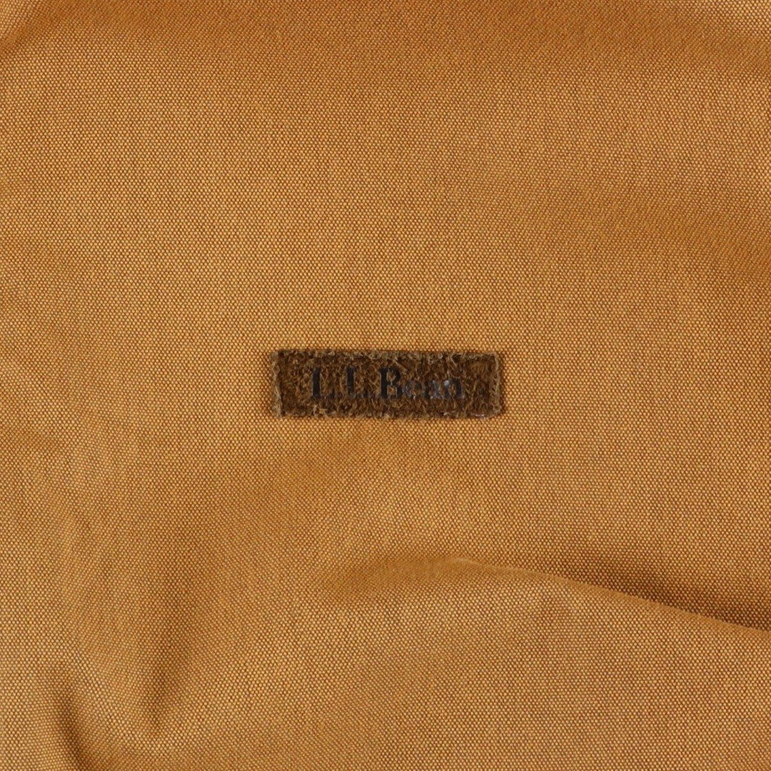 1990'S LLBean Men's XL Vintage Padded Puffer Jacket unclear beige type brown Vintage Second Hand