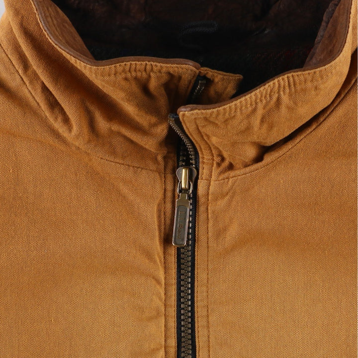 1990'S LLBean Men's XL Vintage Padded Puffer Jacket unclear beige type brown Vintage Second Hand