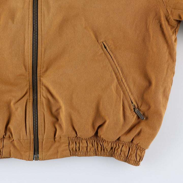 1990'S LLBean Men's XL Vintage Padded Puffer Jacket unclear beige type brown Vintage Second Hand