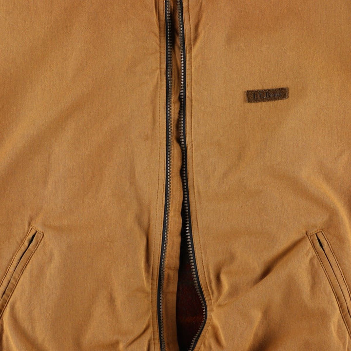 1990'S LLBean Men's XL Vintage Padded Puffer Jacket unclear beige type brown Vintage Second Hand