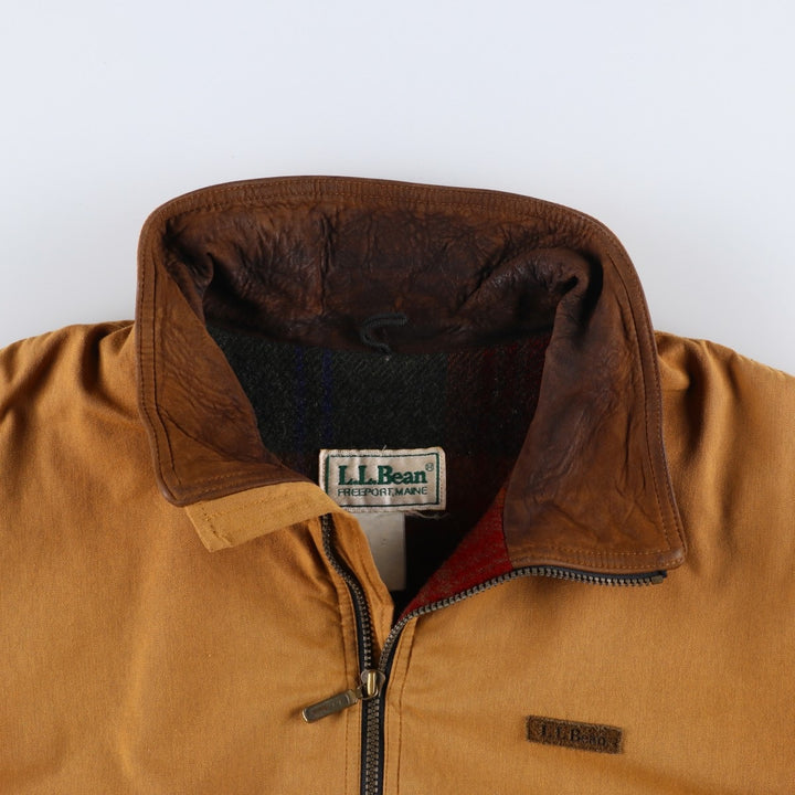 1990'S LLBean Men's XL Vintage Padded Puffer Jacket unclear beige type brown Vintage Second Hand