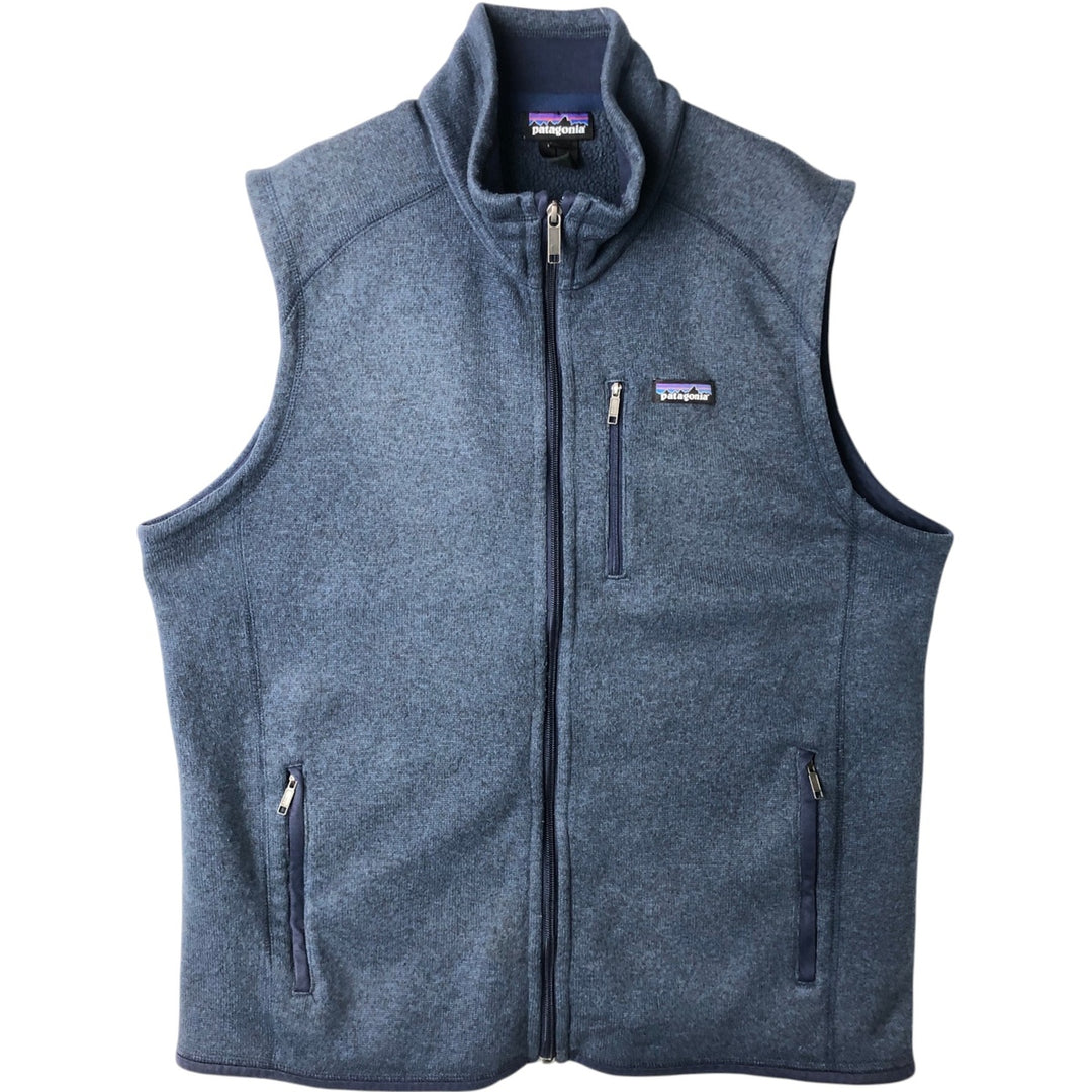 Patagonia Better Sweater Vest STY25881FA15 Fleece Vest Men's XL equivalent polyester navy blue type Vintage Second Hand