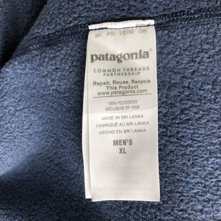 Patagonia Better Sweater Vest STY25881FA15 Fleece Vest Men's XL equivalent polyester navy blue type Vintage Second Hand