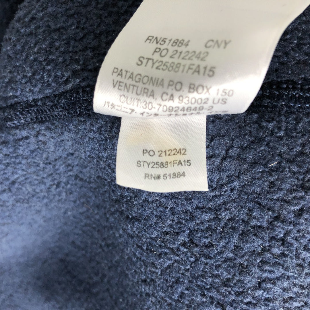 Patagonia Better Sweater Vest STY25881FA15 Fleece Vest Men's XL equivalent polyester navy blue type Vintage Second Hand