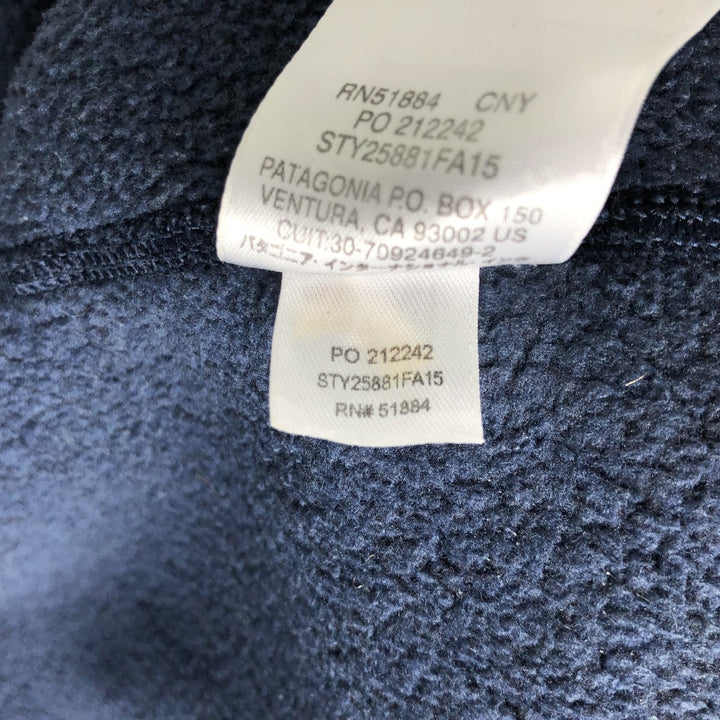Patagonia Better Sweater Vest STY25881FA15 Fleece Vest Men's XL equivalent polyester navy blue type Vintage Second Hand