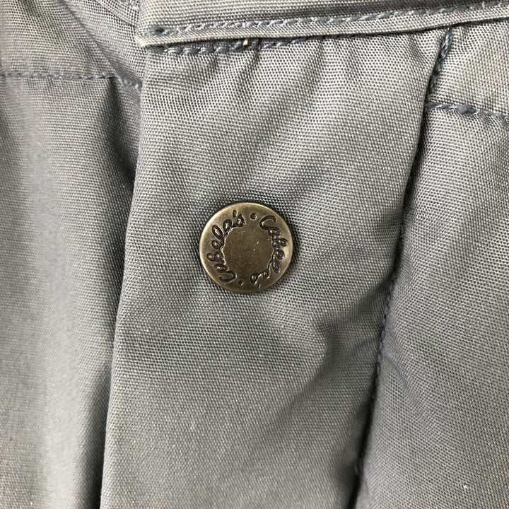 70s-80'S Cabelas padded goose down vest, men's size XL, vintage. polyester gray type Vintage Second Hand