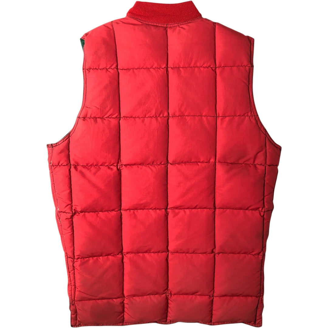 Padded Reversible Down Vest, Men's Size L (approx.), Vintage unclear green type Vintage Second Hand