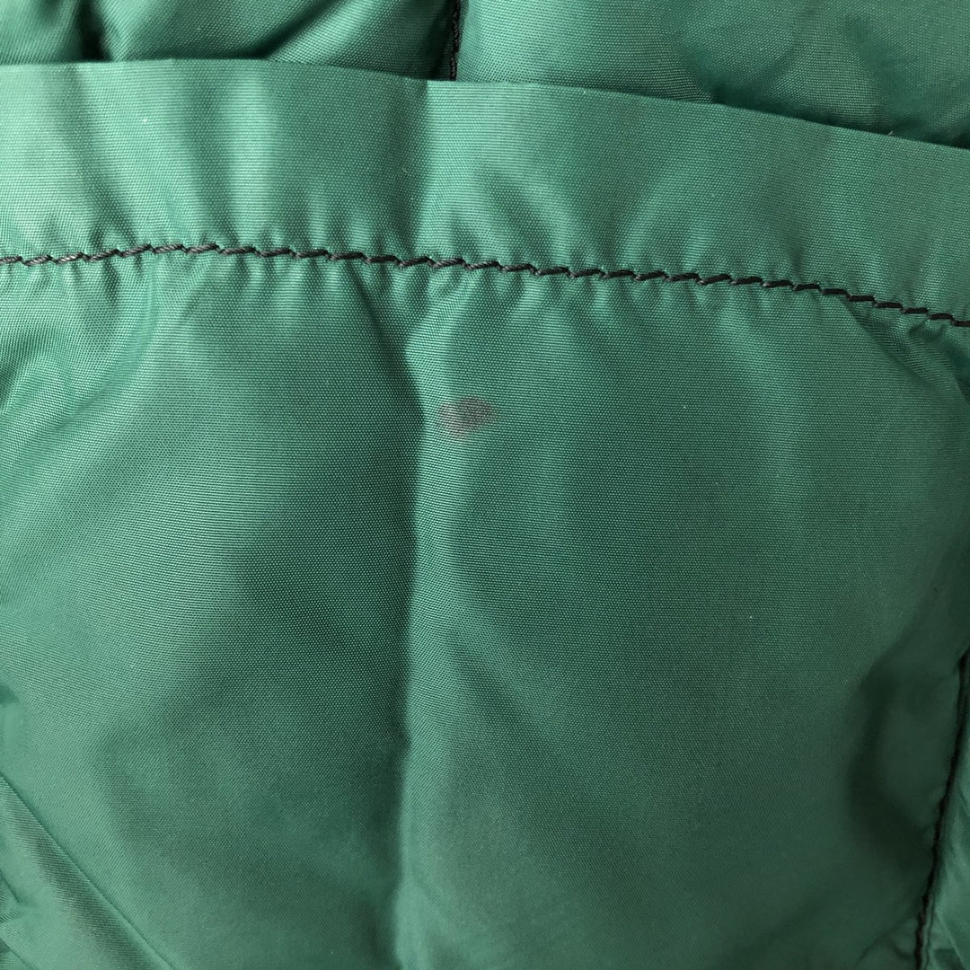 Padded Reversible Down Vest, Men's Size L (approx.), Vintage unclear green type Vintage Second Hand