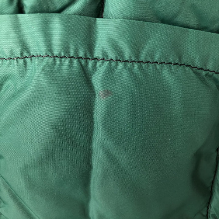 Padded Reversible Down Vest, Men's Size L (approx.), Vintage unclear green type Vintage Second Hand