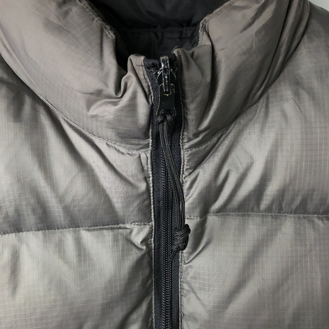 90'S GAP DENIM Old GAP Padded Down Vest Men's Size L Vintage Nylon gray type Vintage Second Hand