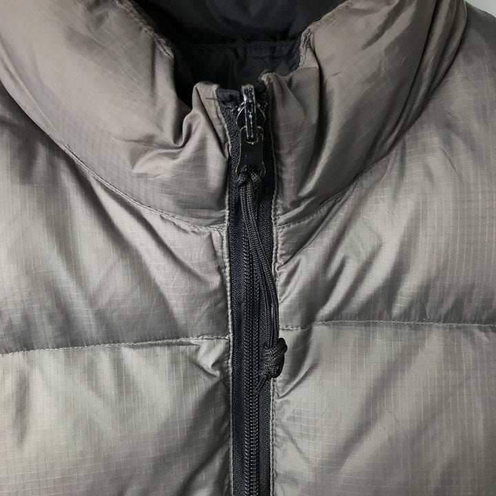 90'S GAP DENIM Old GAP Padded Down Vest Men's Size L Vintage Nylon gray type Vintage Second Hand