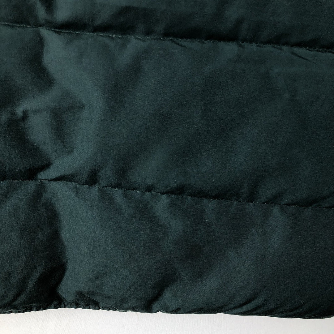 1990'S Woolrich Down Vest, Made in USA, Men's Size XL (approx.), Vintage cotton green type Vintage Second Hand
