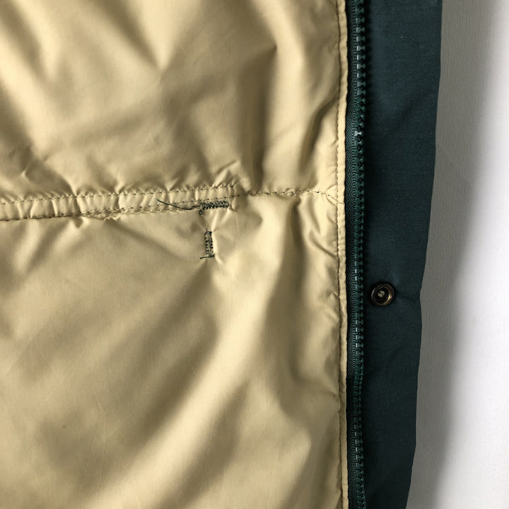 1990'S Woolrich Down Vest, Made in USA, Men's Size XL (approx.), Vintage cotton green type Vintage Second Hand