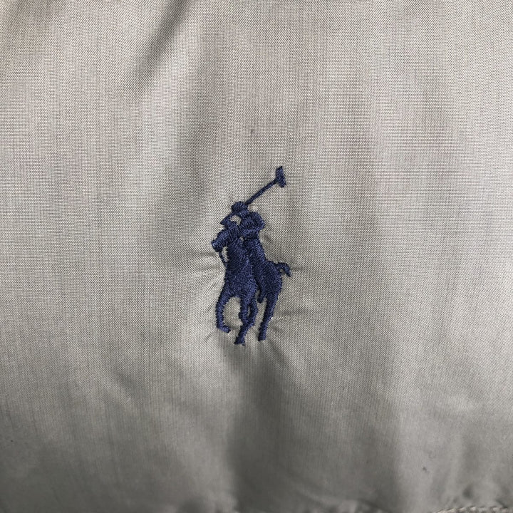 Ralph Lauren POLO by Ralph Lauren Down Vest, Men's Size S (approx.) polyester Khaki type Vintage Second Hand