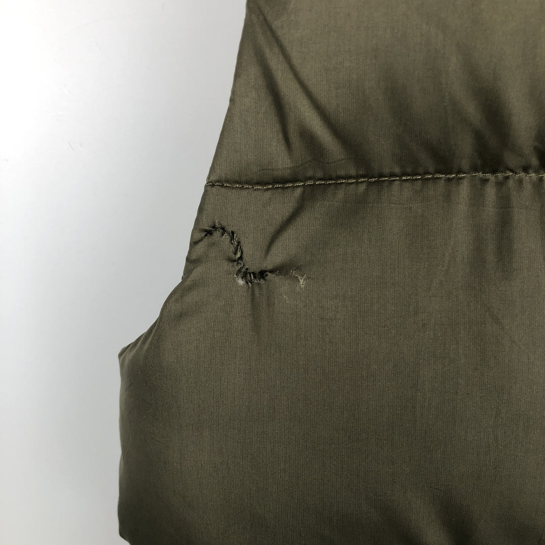 Ralph Lauren POLO by Ralph Lauren Down Vest, Men's Size S (approx.) polyester Khaki type Vintage Second Hand