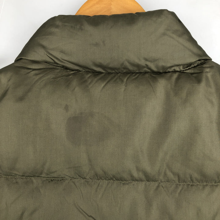 Ralph Lauren POLO by Ralph Lauren Down Vest, Men's Size S (approx.) polyester Khaki type Vintage Second Hand