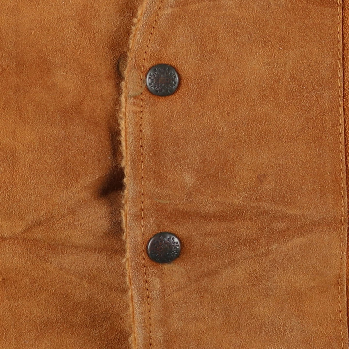70s-80'S Pioneer Sheepskin Vest, Men's Size L (approx.), Vintage unclear brown type Vintage Second Hand