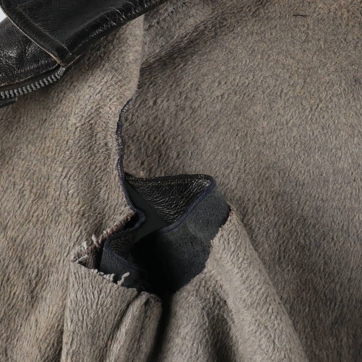 CGM Leather Vest, Men's Size M (Equivalent), Vintage unclear black type Vintage Second Hand
