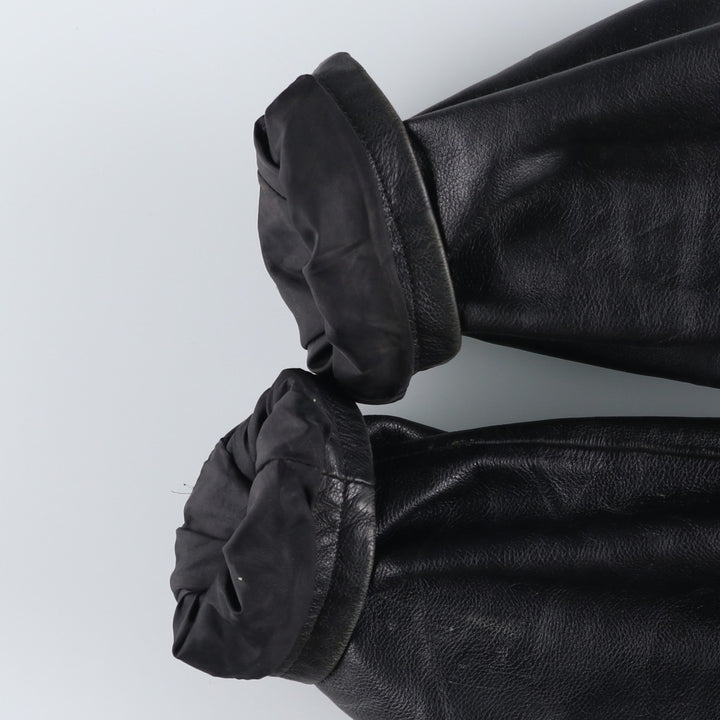 Harley-Davidson Single Rider Jacket, Men's XL genuine leather black type Vintage Second Hand
