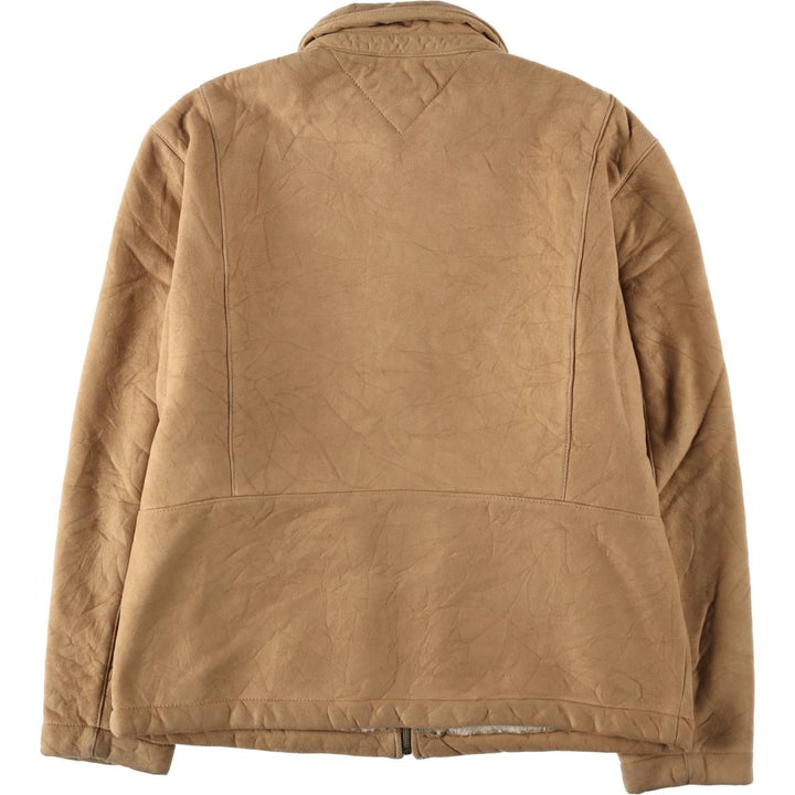 Tommy Hilfiger suede leather blouson, men's size M (approx.) Genuine Leather Suede Leather Beige type Vintage Second Hand