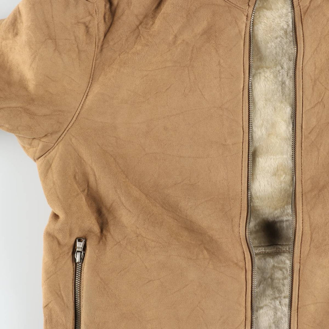 Tommy Hilfiger suede leather blouson, men's size M (approx.) Genuine Leather Suede Leather Beige type Vintage Second Hand